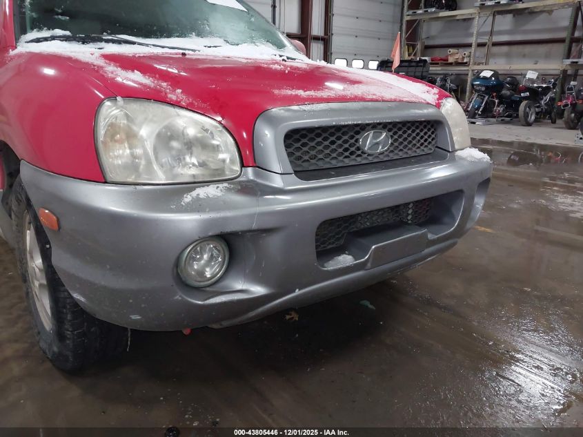 KM8SC13E33U523633 2003 HYUNDAI SANTA FE photo no. 6