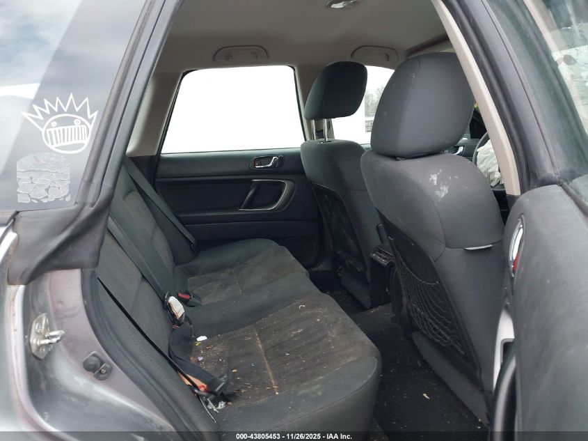 2008 Subaru Outback 2.5I/2.5I L.l. Bean Edition VIN: 4S4BP61C187353569 Lot: 43805453