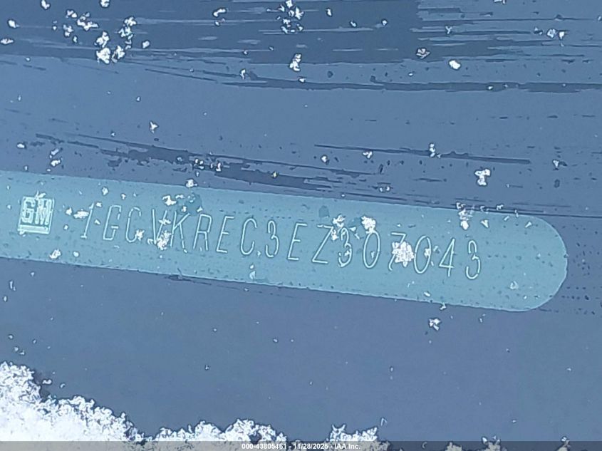 2014 Chevrolet Silverado 1500 2Lt VIN: 1GCVKREC3EZ307043 Lot: 43805461