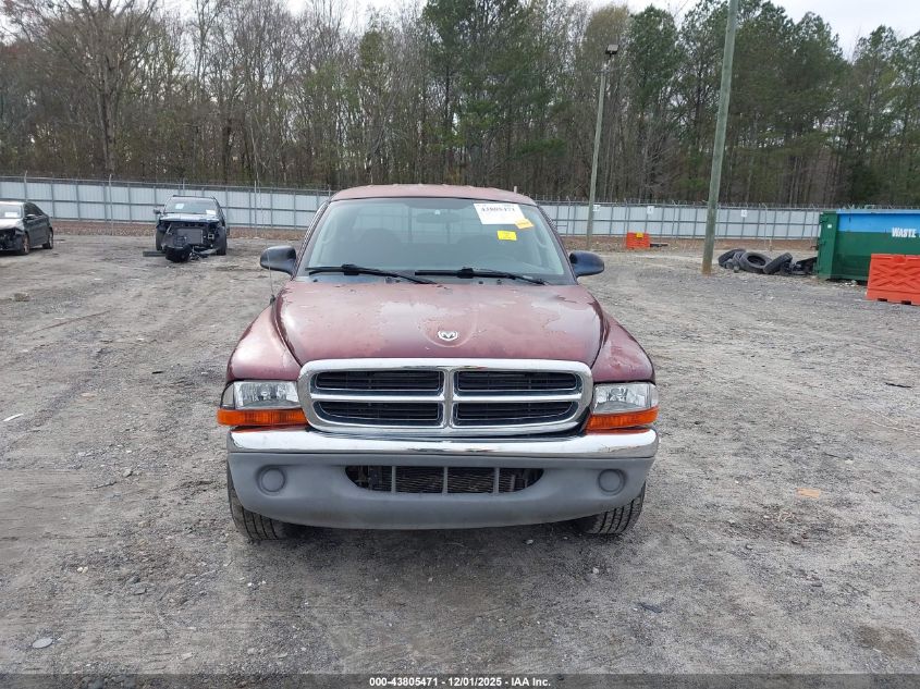 2002 Dodge Dakota Slt VIN: 1B7HL48NX2S531750 Lot: 43805471