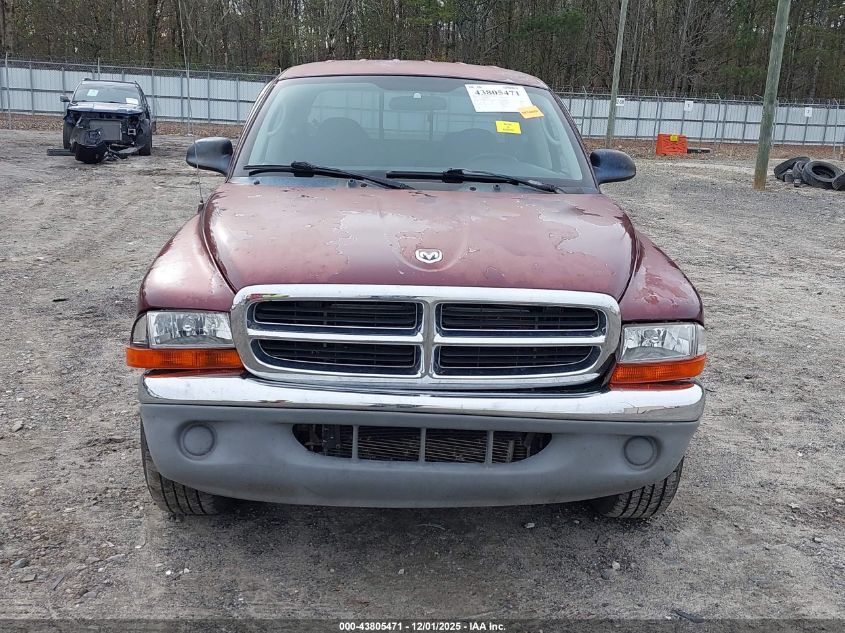 2002 Dodge Dakota Slt VIN: 1B7HL48NX2S531750 Lot: 43805471