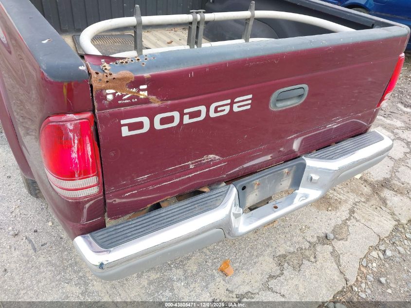 2002 Dodge Dakota Slt VIN: 1B7HL48NX2S531750 Lot: 43805471