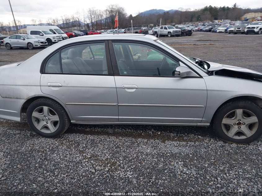 2004 Honda Civic Ex VIN: JHMES26754S001704 Lot: 43805512