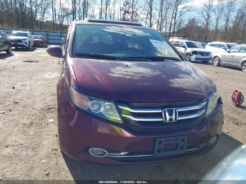 2015 Honda Odyssey Touring/Touring Elite VIN: 5FNRL5H97FB102324 Lot: 43805540