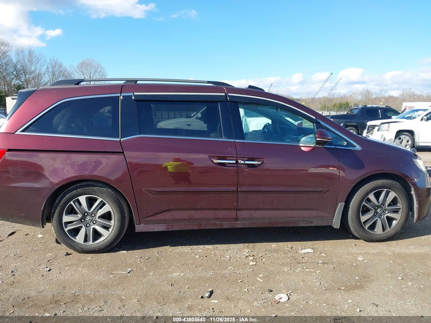 2015 Honda Odyssey Touring/Touring Elite VIN: 5FNRL5H97FB102324 Lot: 43805540