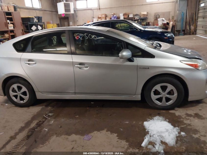 2014 Toyota Prius Two VIN: JTDKN3DUXE1737135 Lot: 43805544