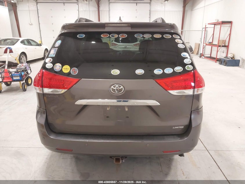 2013 Toyota Sienna Limited V6 7 Passenger VIN: 5TDYK3DC3DS347859 Lot: 43805557