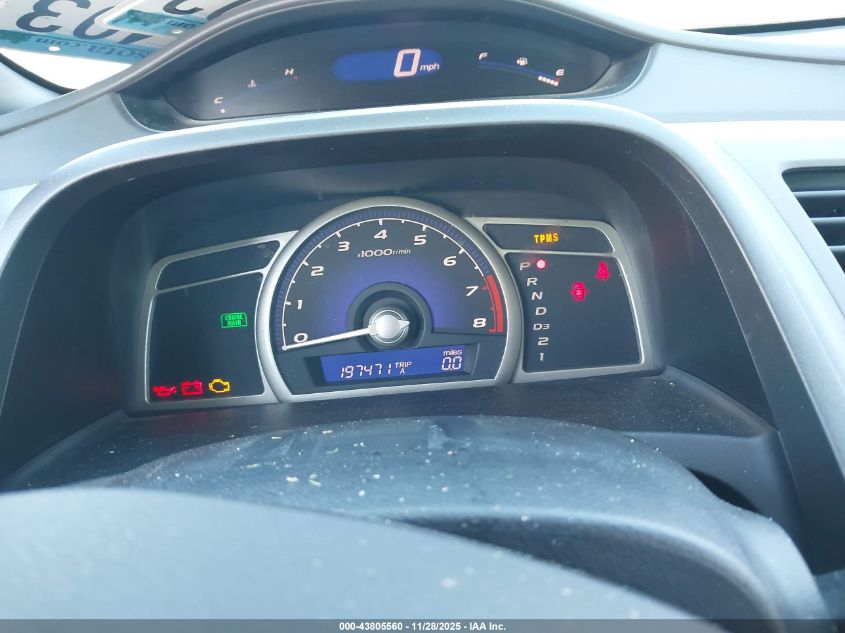 2008 Honda Civic Lx VIN: 2HGFA16548H356881 Lot: 43805560