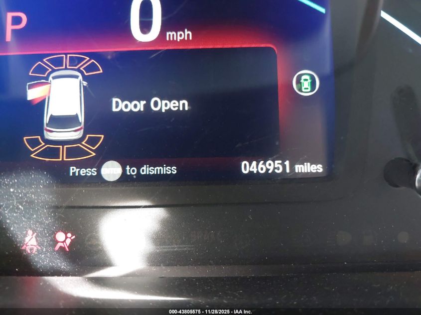 2021 Honda Odyssey Elite VIN: 5FNRL6H90MB016307 Lot: 43805575