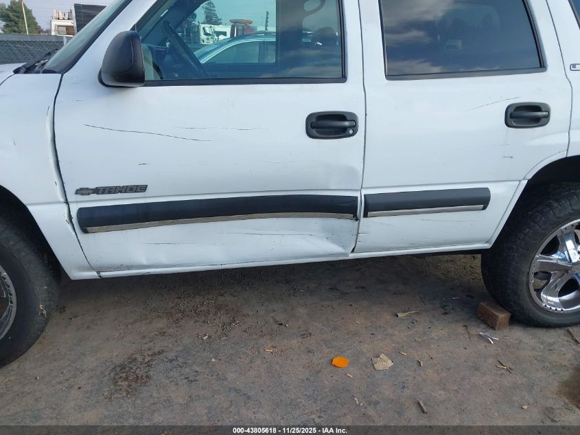 2001 Chevrolet Tahoe Ls VIN: 1GNEC13T01R214824 Lot: 43805618