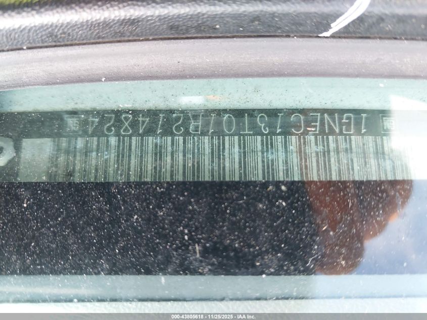 2001 Chevrolet Tahoe Ls VIN: 1GNEC13T01R214824 Lot: 43805618