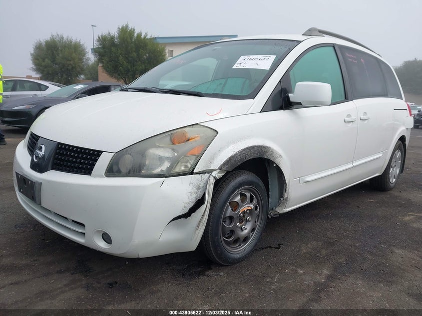 5N1BV28U46N123708 2006 NISSAN QUEST photo no. 2