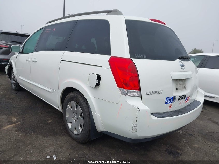 5N1BV28U46N123708 2006 NISSAN QUEST photo no. 3