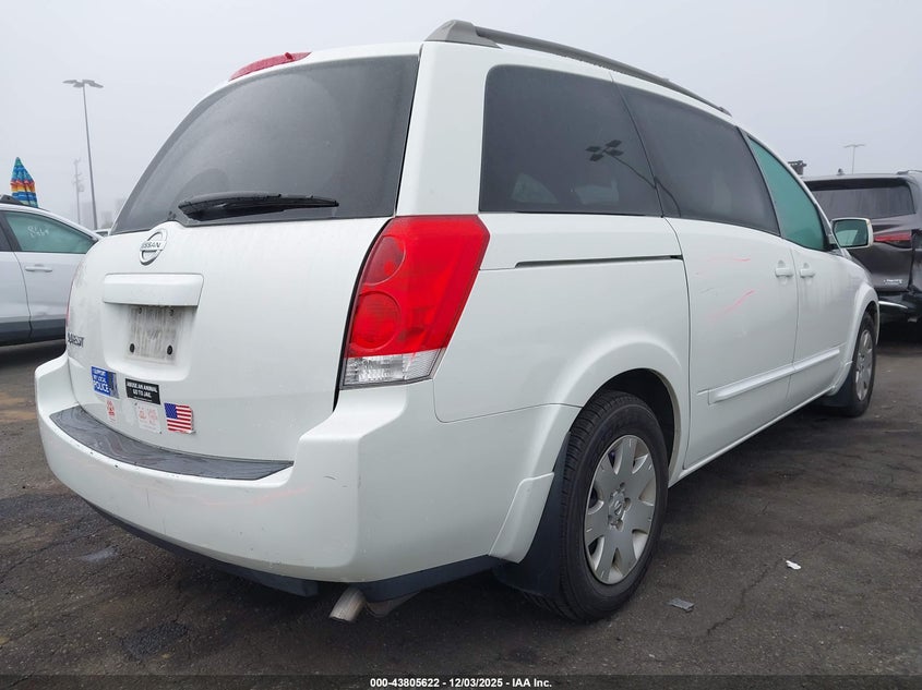 5N1BV28U46N123708 2006 NISSAN QUEST photo no. 4