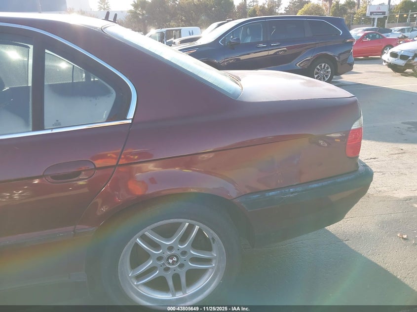 2000 BMW 740Il VIN: WBAGH8347YDP13452 Lot: 43805649