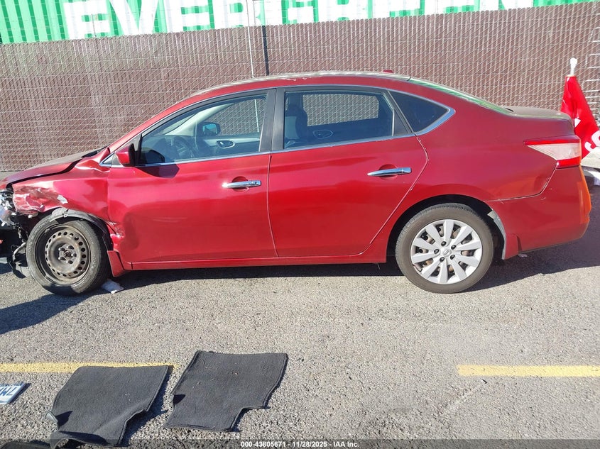 2015 Nissan Sentra Sv VIN: 3N1AB7AP2FY311868 Lot: 43805671