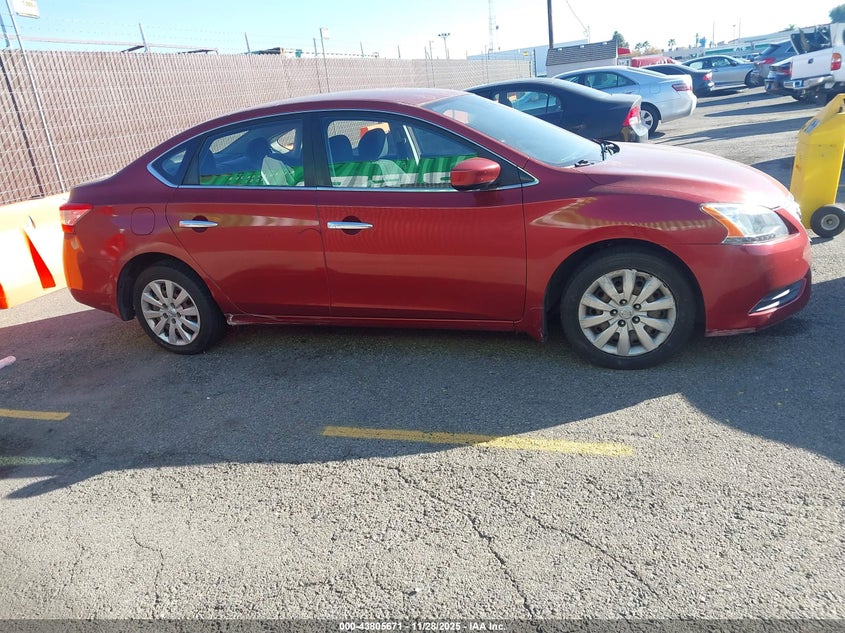2015 Nissan Sentra Sv VIN: 3N1AB7AP2FY311868 Lot: 43805671