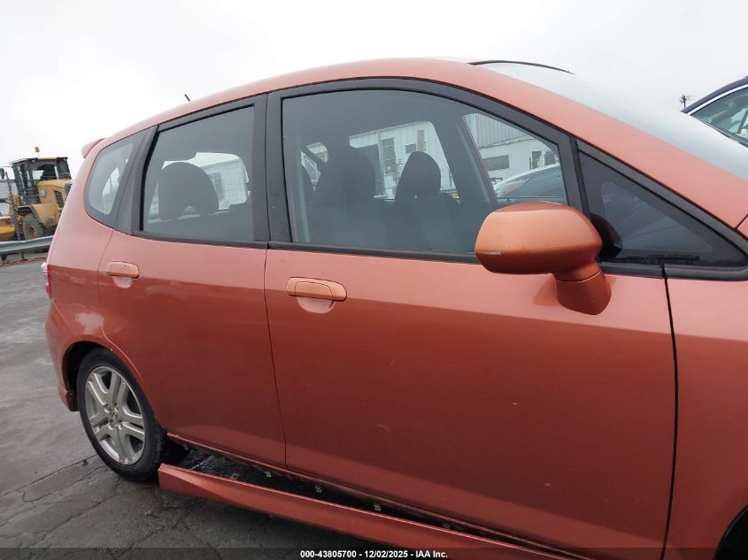 2007 Honda Fit Sport VIN: JHMGD38607S047474 Lot: 43805700