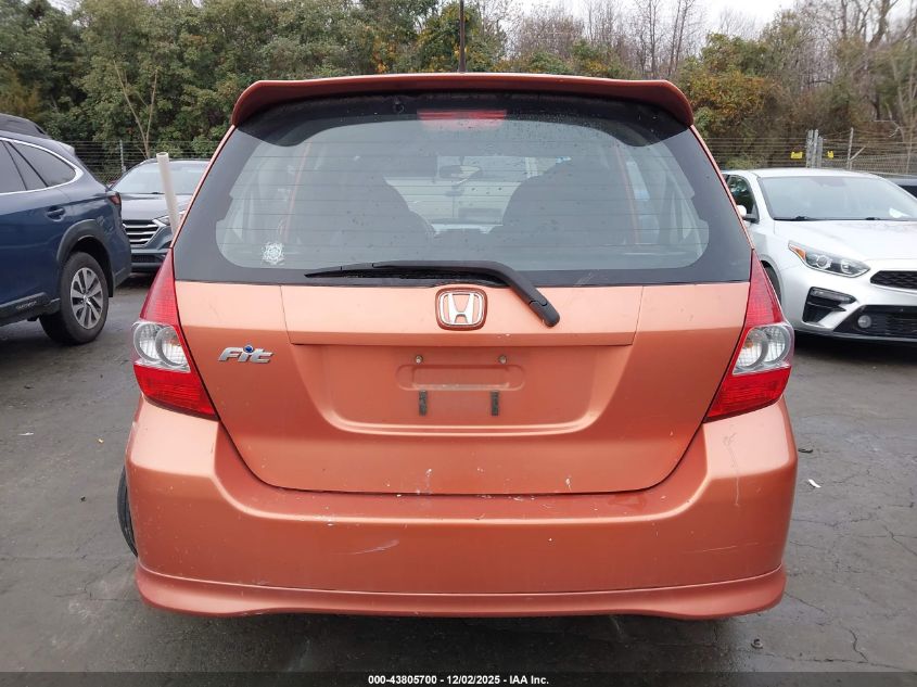 2007 Honda Fit Sport VIN: JHMGD38607S047474 Lot: 43805700