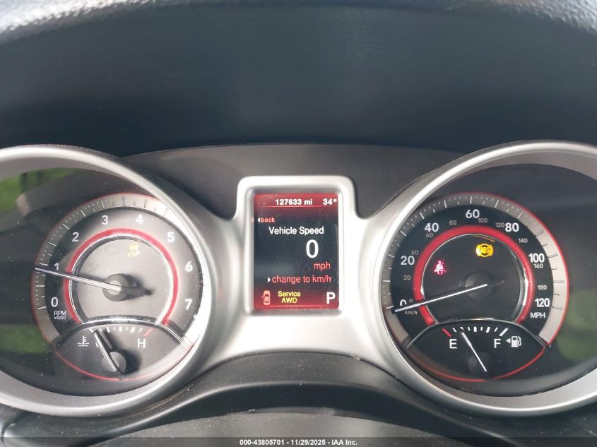 2017 Dodge Journey Sxt Awd VIN: 3C4PDDBG0HT575363 Lot: 43805701