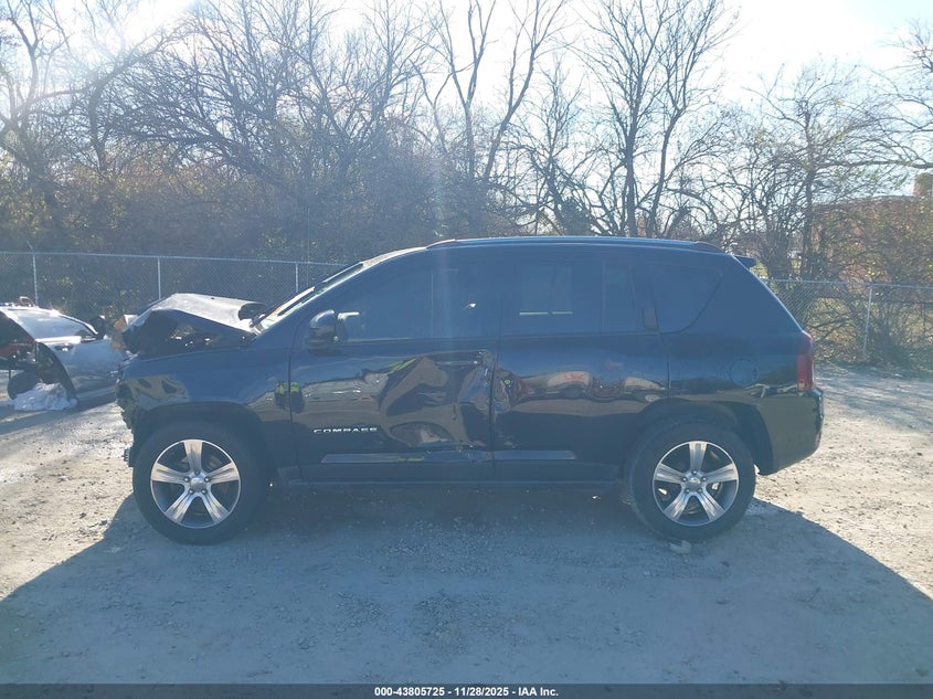 2017 Jeep Compass High Altitude Fwd VIN: 1C4NJCEA7HD130531 Lot: 43805725