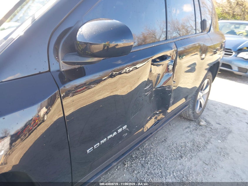 2017 Jeep Compass High Altitude Fwd VIN: 1C4NJCEA7HD130531 Lot: 43805725