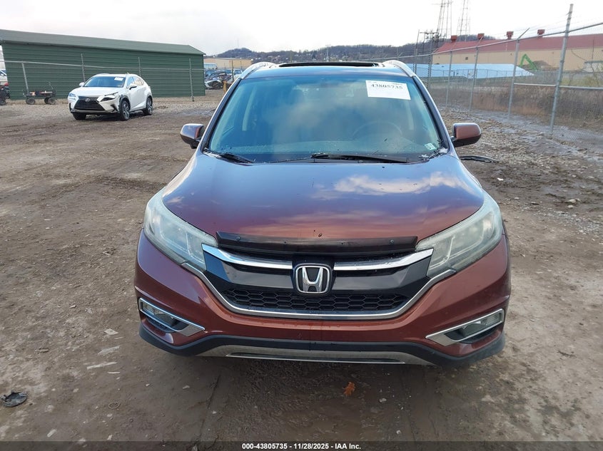2015 Honda Cr-V Ex-L VIN: 5J6RM4H70FL051035 Lot: 43805735