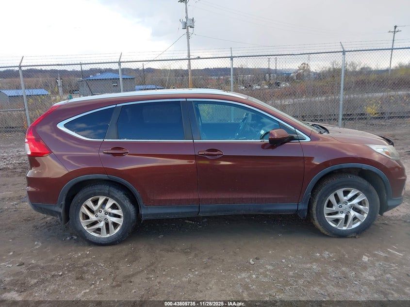 2015 Honda Cr-V Ex-L VIN: 5J6RM4H70FL051035 Lot: 43805735