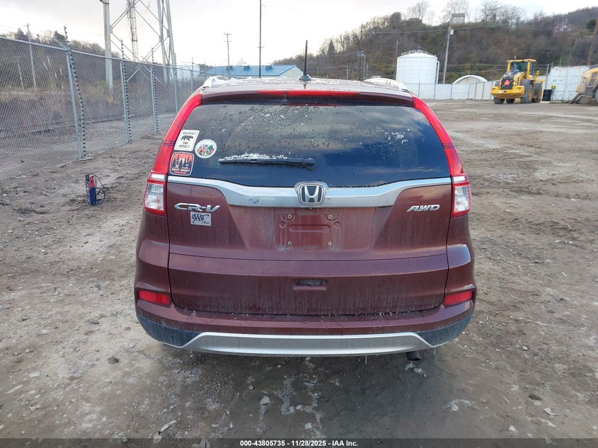 2015 Honda Cr-V Ex-L VIN: 5J6RM4H70FL051035 Lot: 43805735