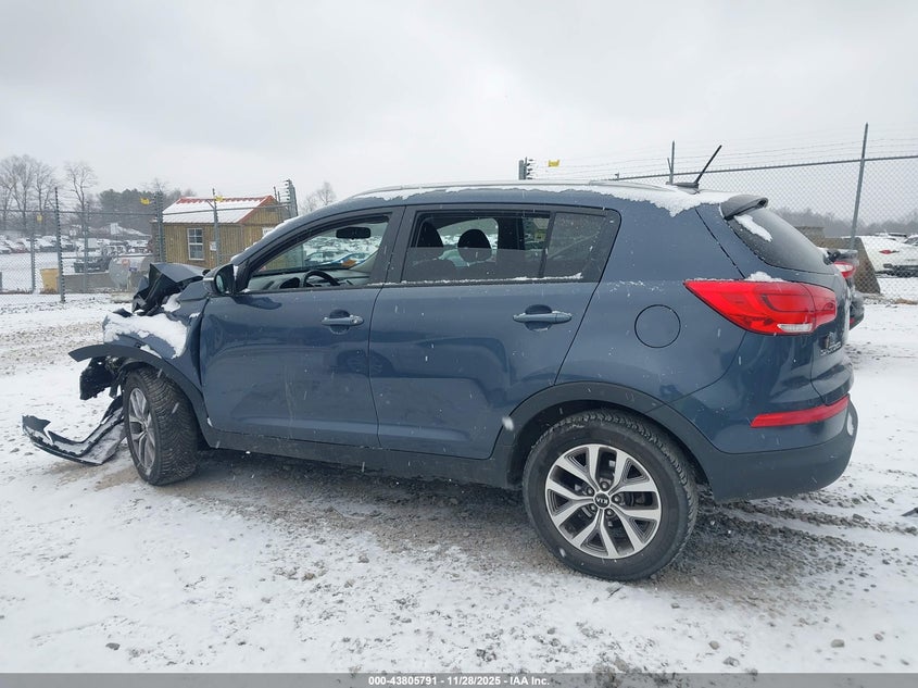 2015 Kia Sportage Lx VIN: KNDPBCAC3F7746865 Lot: 43805791