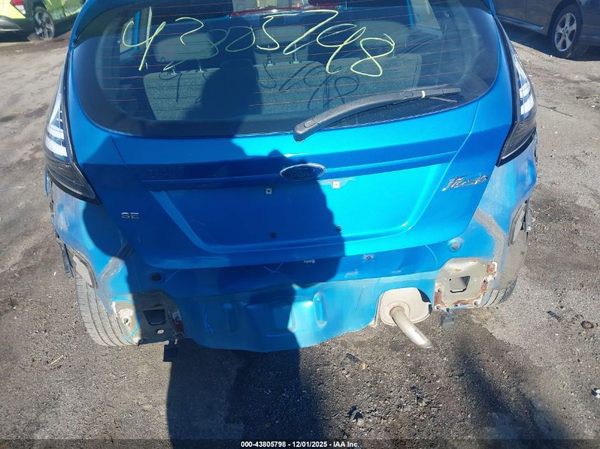 2015 Ford Fiesta Se VIN: 3FADP4EJXFM129851 Lot: 43805798