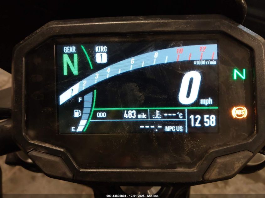 2025 Kawasaki Er650 N VIN: ML5EREN15SDAF9401 Lot: 43805804