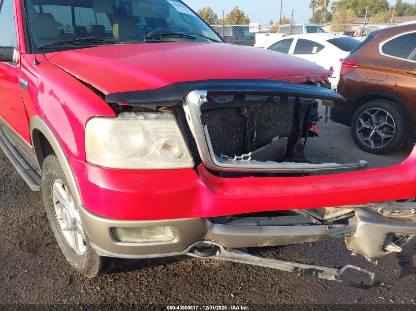 2004 Ford F-150 Fx4/Lariat/Xlt VIN: 1FTPW14544KB76763 Lot: 43805817