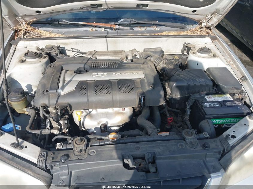 2006 Hyundai Elantra Gls/Gt VIN: KMHDN56D66U202817 Lot: 43805840