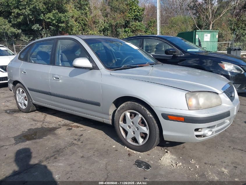 2006 Hyundai Elantra Gls/Gt VIN: KMHDN56D66U202817 Lot: 43805840
