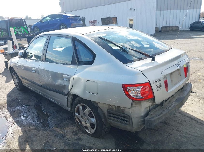 2006 Hyundai Elantra Gls/Gt VIN: KMHDN56D66U202817 Lot: 43805840