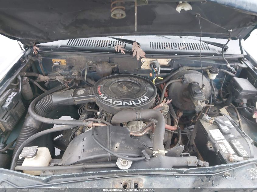 1992 Dodge Dakota VIN: 1B7FL26X6NS683819 Lot: 43805842