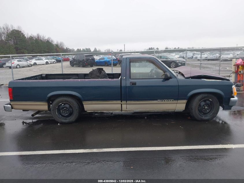 1992 Dodge Dakota VIN: 1B7FL26X6NS683819 Lot: 43805842