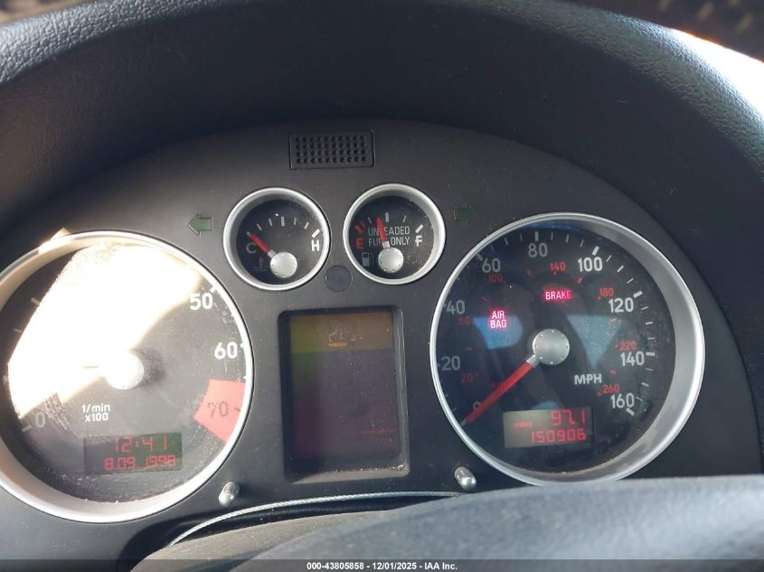 2001 Audi Tt VIN: TRUWT28N011003219 Lot: 43805858