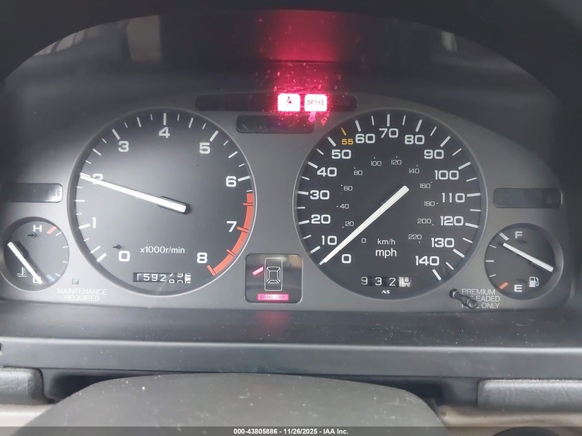 1992 Acura Legend Ls VIN: JH4KA8178NC001045 Lot: 43805886