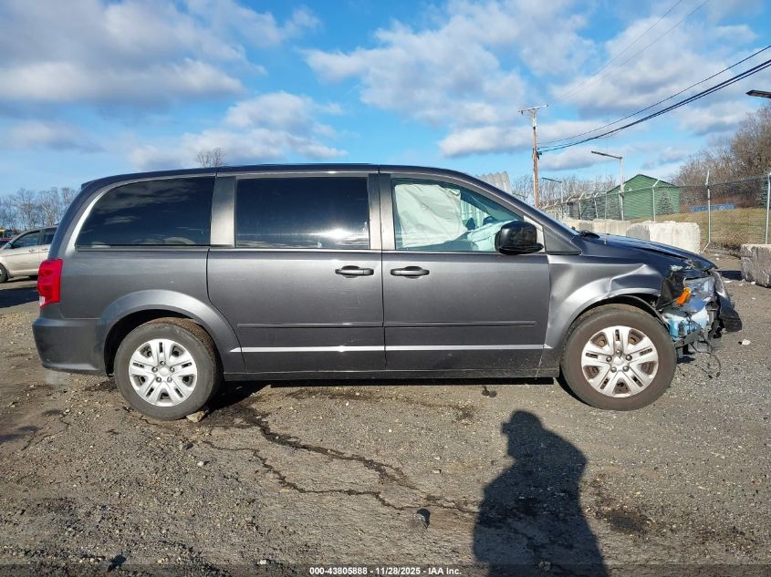 2017 Dodge Grand Caravan Se VIN: 2C4RDGBG3HR834912 Lot: 43805888