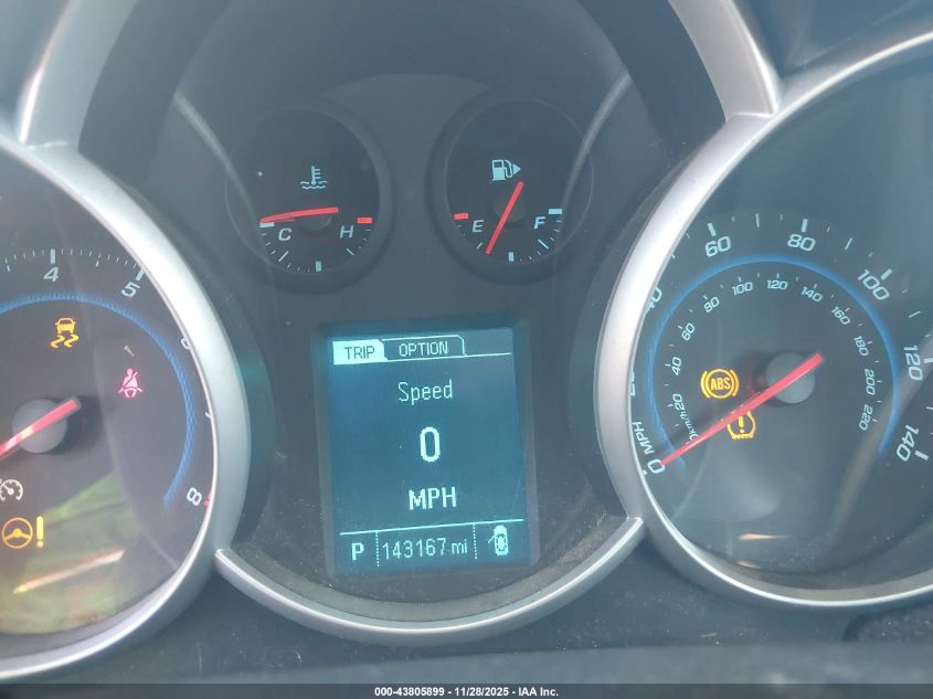 2014 Chevrolet Cruze 1Lt Auto VIN: 1G1PC5SB5E7325851 Lot: 43805899