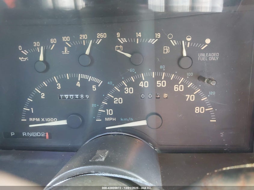 2GCEK19K2M1107524 1991 CHEVROLET GMT-400 photo no. 7