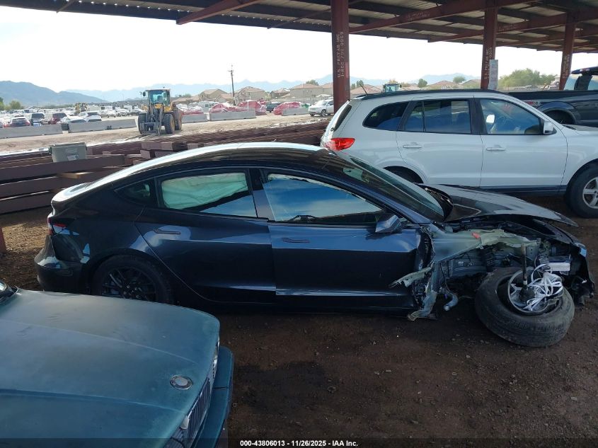 2025 Tesla Model 3 Long Range All-Wheel Drive VIN: 5YJ3E1EB5SF008758 Lot: 43806013