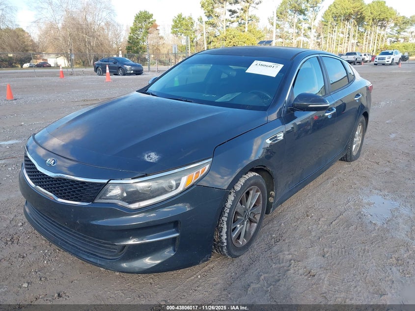 2016 Kia Optima Lx Turbo VIN: 5XXGT4L11GG034202 Lot: 43806017