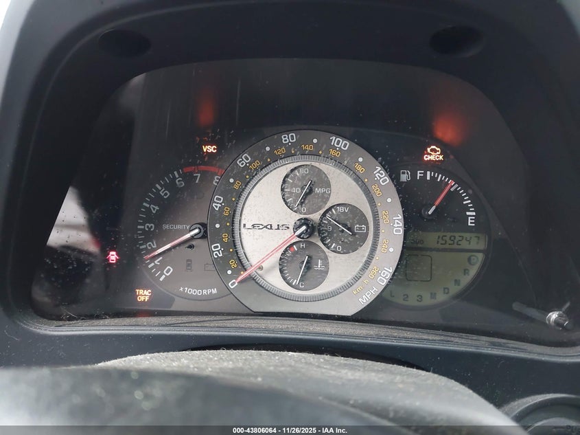 2003 Lexus Is 300 VIN: JTHBD192030069703 Lot: 43806064