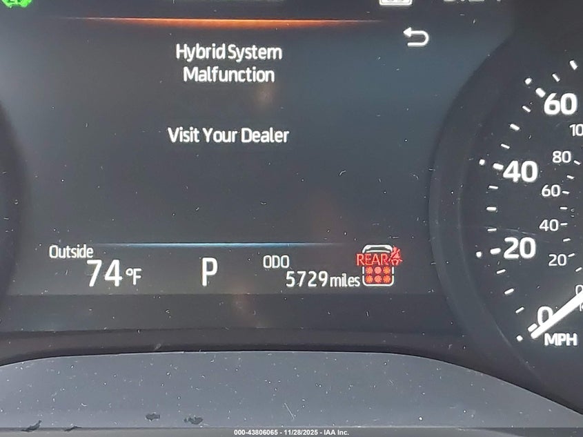 2025 Toyota Sienna Xle VIN: 5TDYRKEC8SS267880 Lot: 43806065