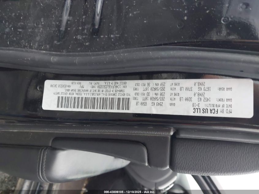 2018 Jeep Grand Cherokee Altitude 4X4 VIN: 1C4RJFAG6JC333290 Lot: 43806105