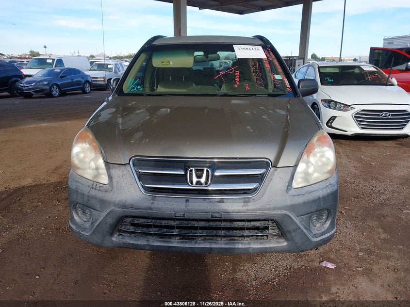 2005 Honda Cr-V Lx VIN: JHLRD68565C003153 Lot: 43806128