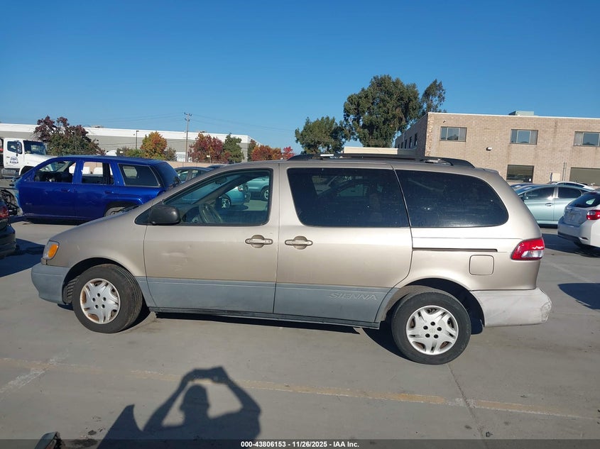 2003 Toyota Sienna Ce VIN: 4T3ZF19C33U536174 Lot: 43806153